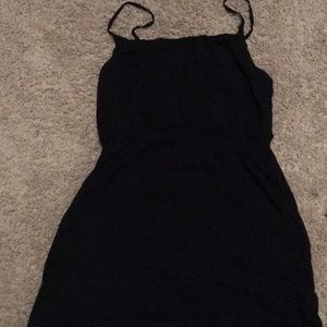 Short simple black dress